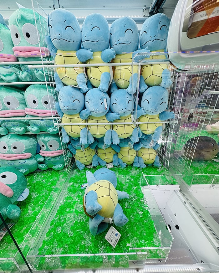 クレーンゲームのゼニガメ